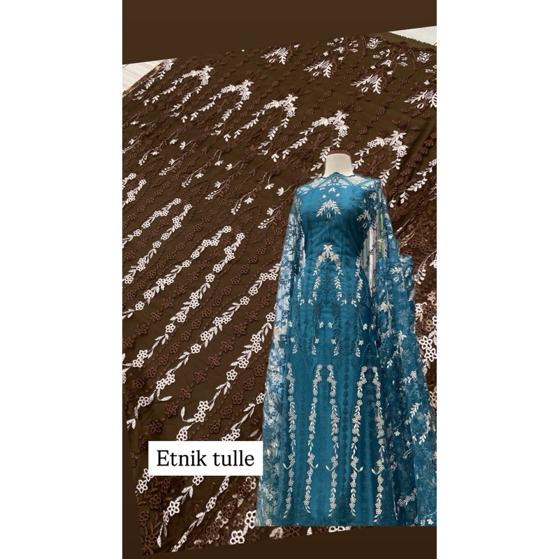 etnik tulle / tulle lois etnik / brokat Tille outer