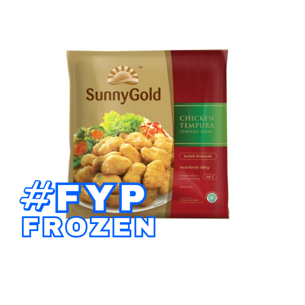 

SUNNY GOLD CHICKEN NUGGET TEMPURA 500GR