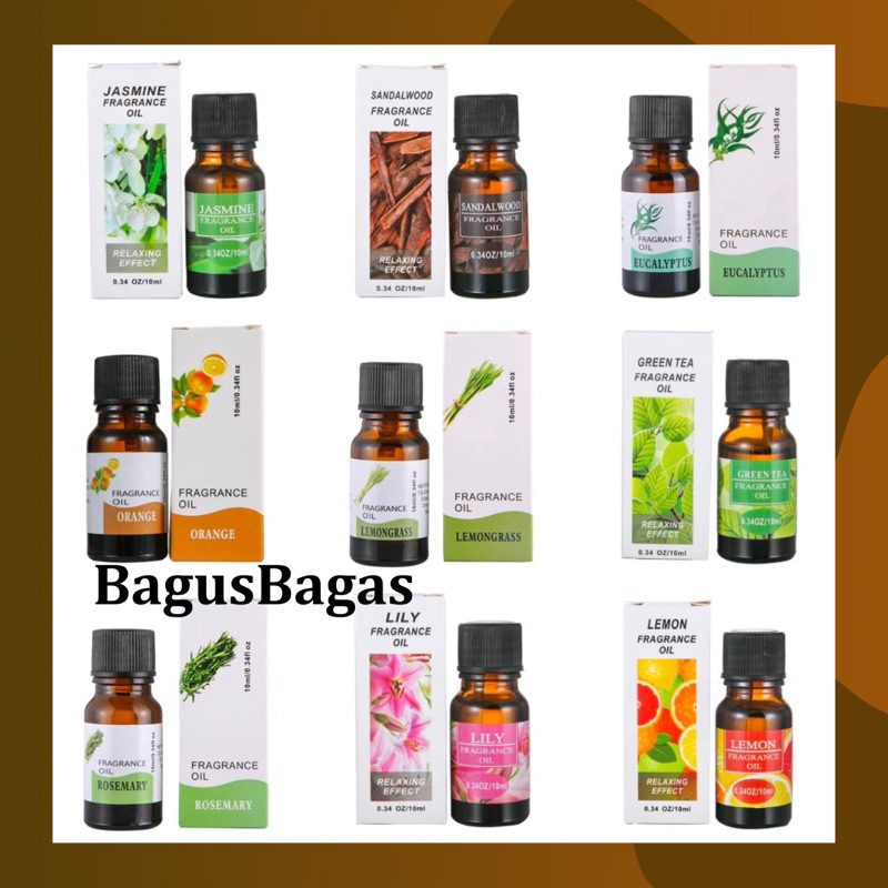 10mL Minyak Aromaterapi Aroma Therapy Oil Humidifier Batuk Pilek Relaksasi Terapi Wangi Ruangan