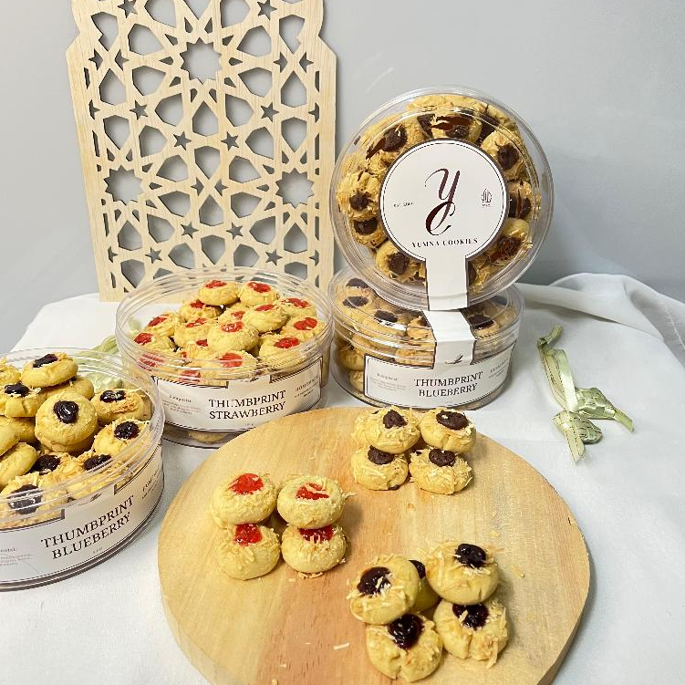 

THUMBPRINT NUTELLA BLUEBERRY STRAWBERRY | KUE KERING TOPLES 500gr