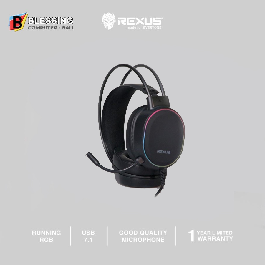 Headset Gaming Rexus Thundervox HX9 RGB Black / Rexus Gaming Headset