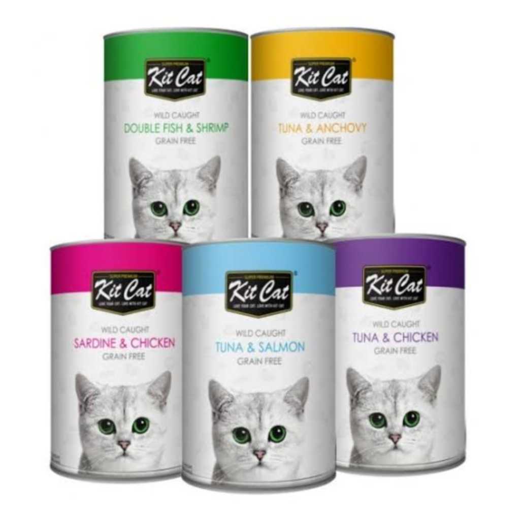 

Kit Cat Kaleng 400 gram - Kit Cat Wetfood - Makanan Kucing Basah - Makanan Basah Kucing