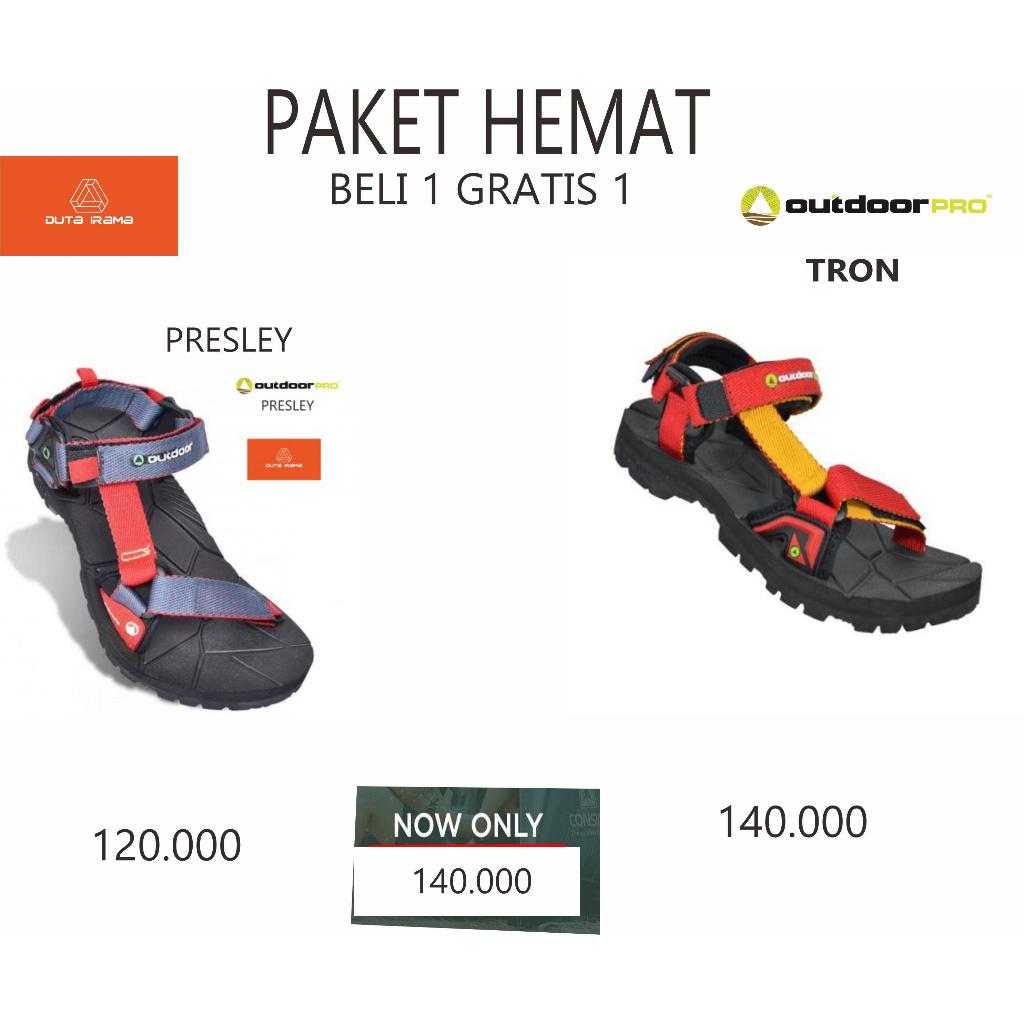 DUTAIRAMA - PAKET HEMAT BELI 1 GRATIS 1 SANDAL OUTDOOR TRON + KATMAI