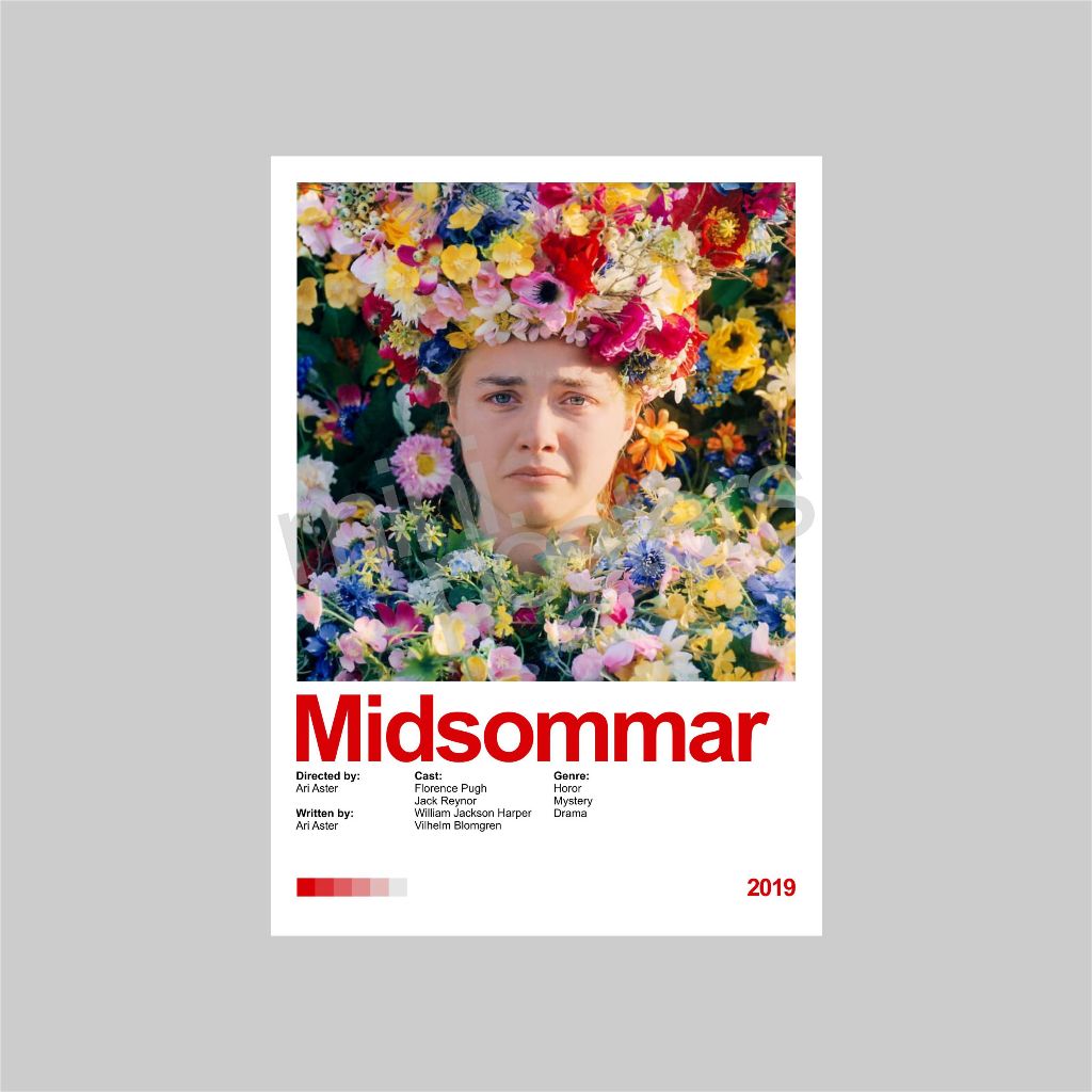 Poster Minimalist Film Midsommar