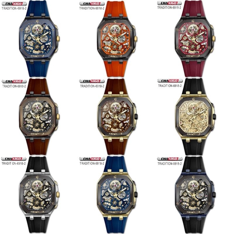 Jam Tangan Pria Chaxigo Tradition 6918-2 Original