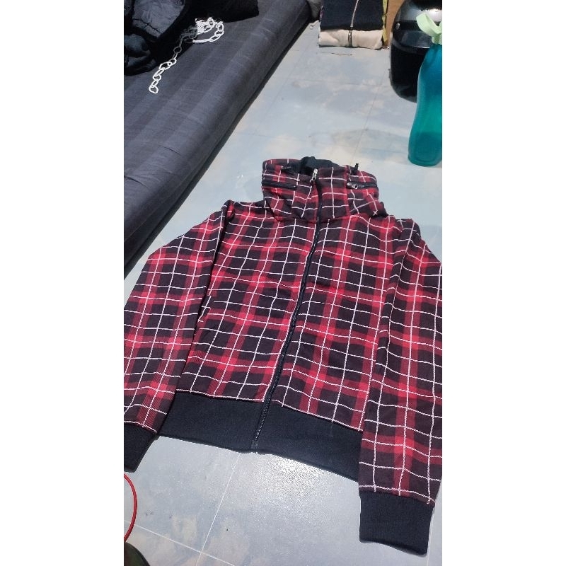 Timestep Flannel Zipper Hoodie