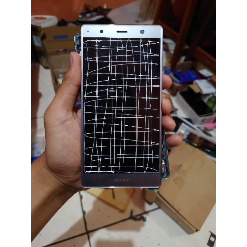 LCD Xperia XZ2 Premium copotan