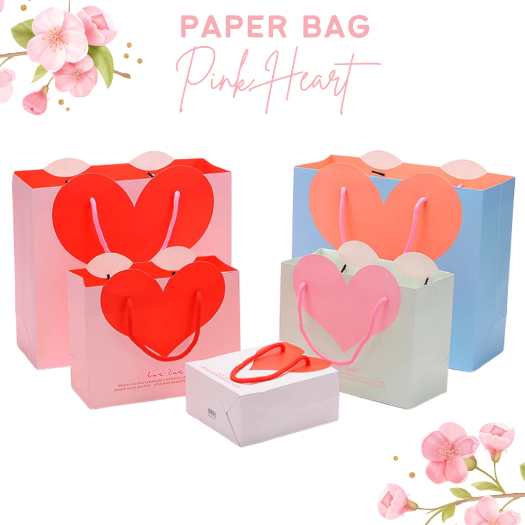 

Paper Bag Valentine Red Heart