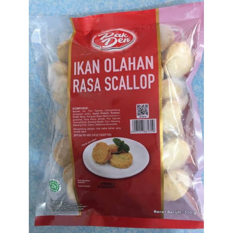 

PAK DEN IKAN OLAHAN RASA SCALLOP 500G