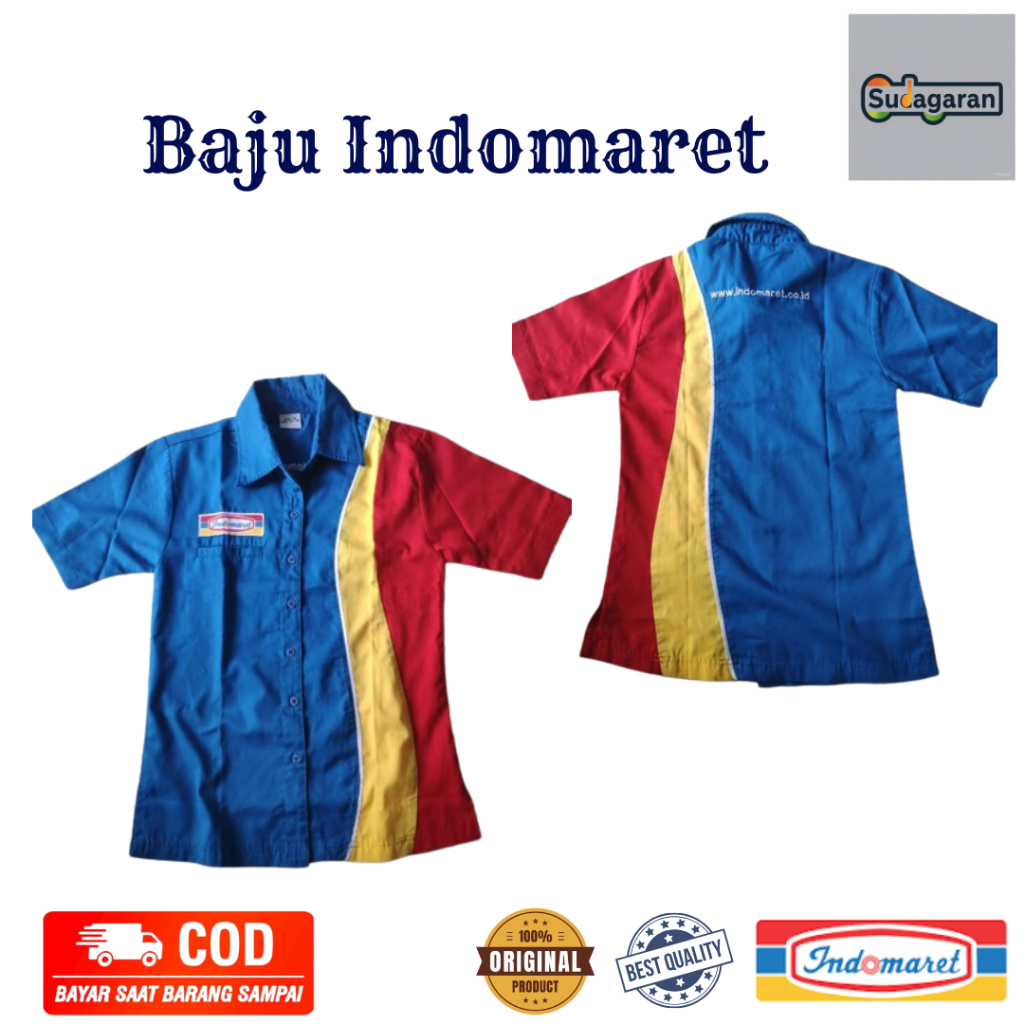 Baju Indomaret Cowok | Baju Kerja Indomaret | Baju Kerja Cowok |Kemeja Indomaret|Seragam Kerja Cowok