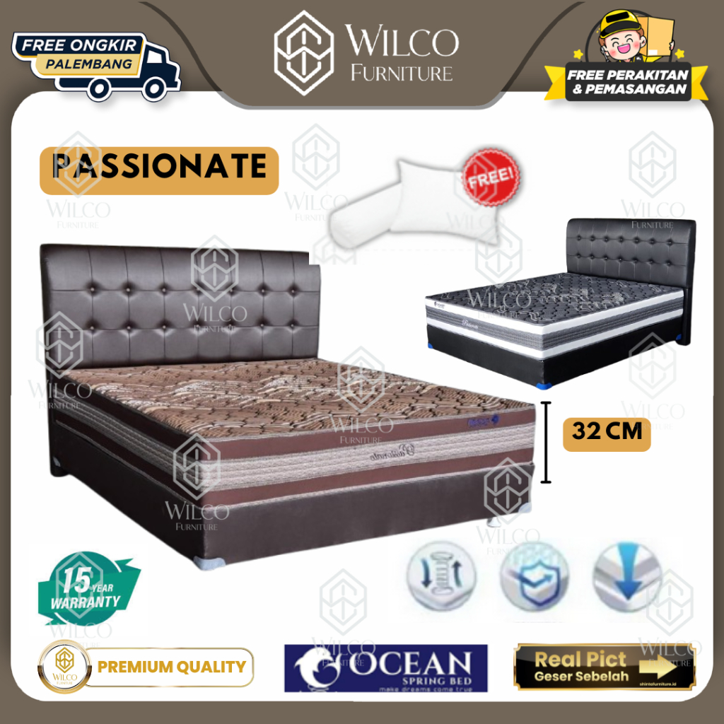Kasur Springbed Ocean Passionate Euro Top | Matras ocean Passionate Euro Top | Matras Murah Palemban