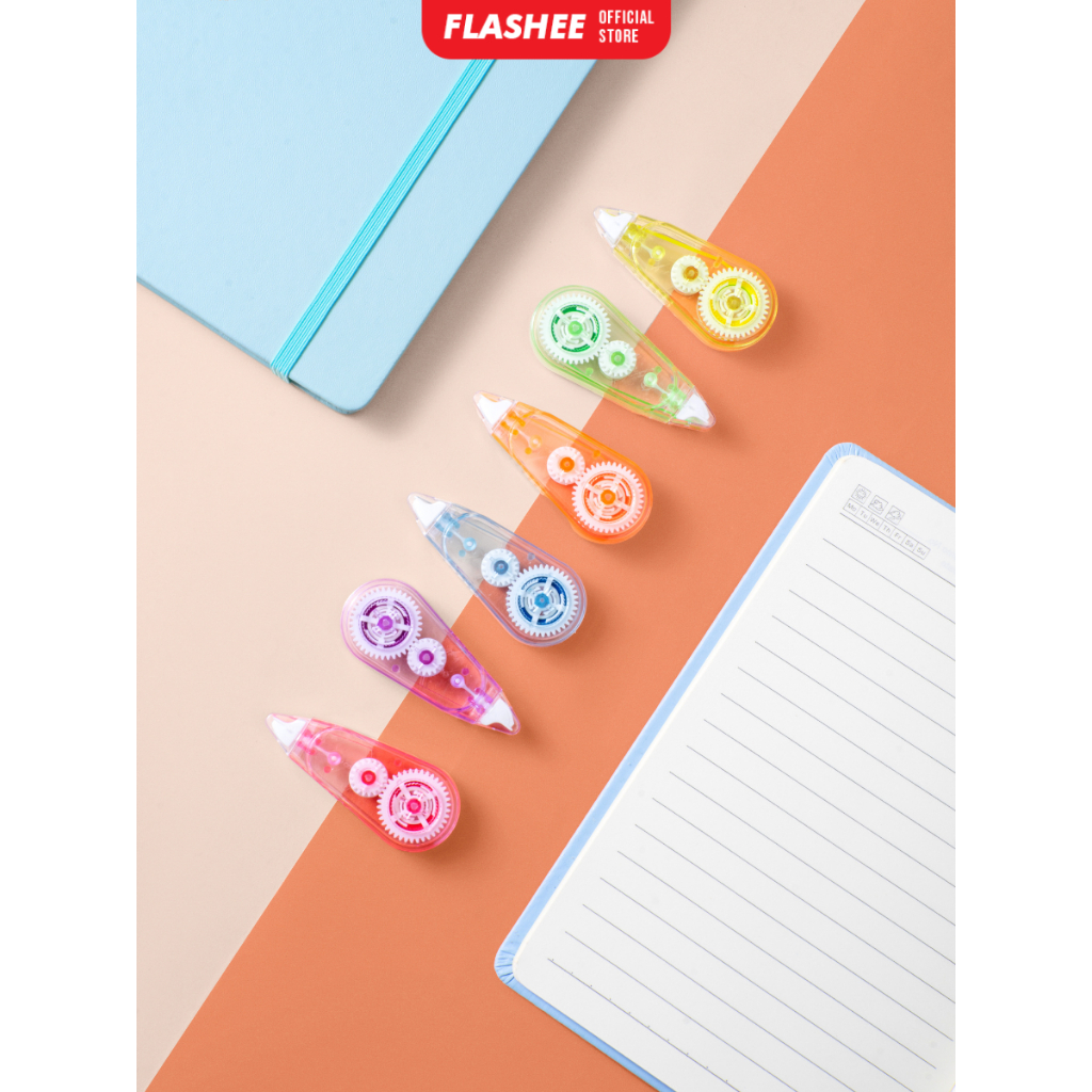 

Flashee Highlighter Stabilo Tip Ex Penanda Warna Tulisan Highliter Lucu Journal Marker