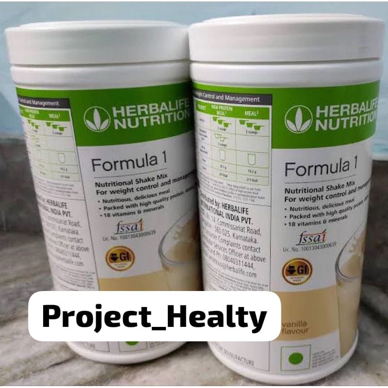 PAKET HERBALIFE 2 KALENG RASA VANILLA - DIET DETOX ORIGINAL BPOM