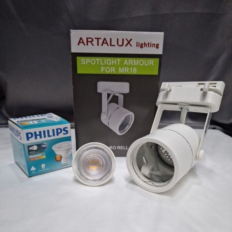 PAKET HEMAT LAMPU GANTUNG ARTALUX DAN PHILIPS MR16 4,5WATT WARM WHITE