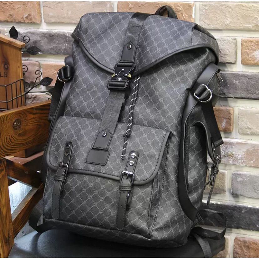 Tas Ransel Kulit Pria Jumbo Backpack Leather Waterproof A9602