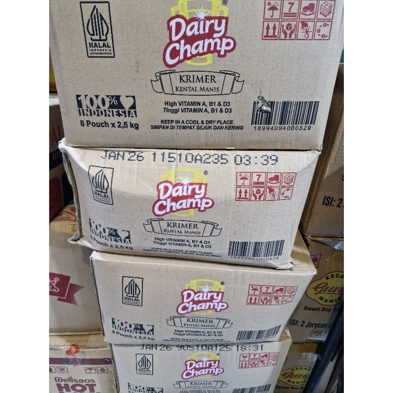 

RB Dairychamp Krimer Kental Manis SKM 2.5kg Bantal Refill