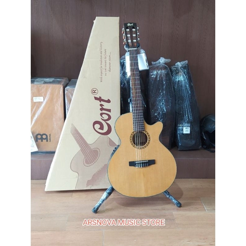 Gitar nylon elektrik CORT CEC-7 NAT
