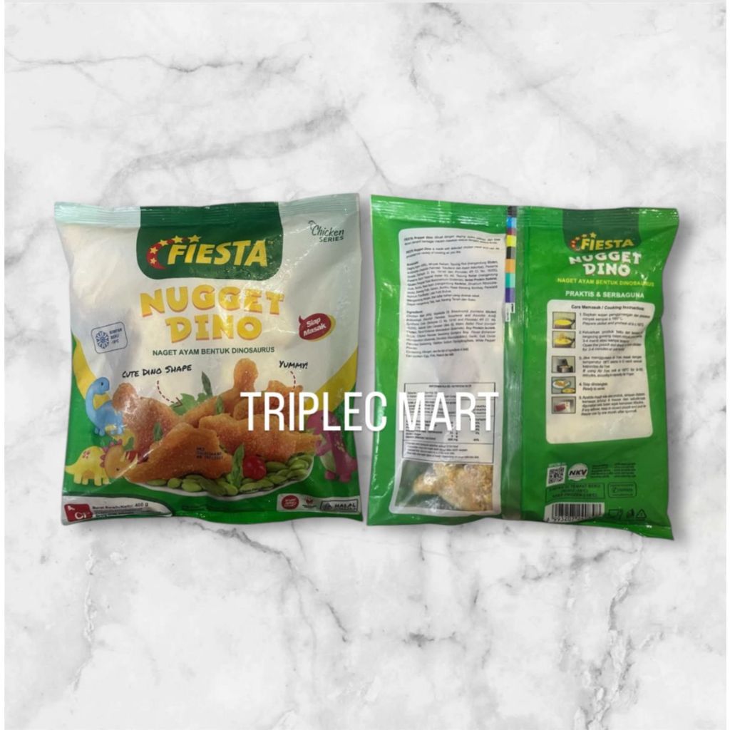 

Fiesta Nugget Dino Fiesta Nugget Ayam Bentuk Dinosaurus 400gr
