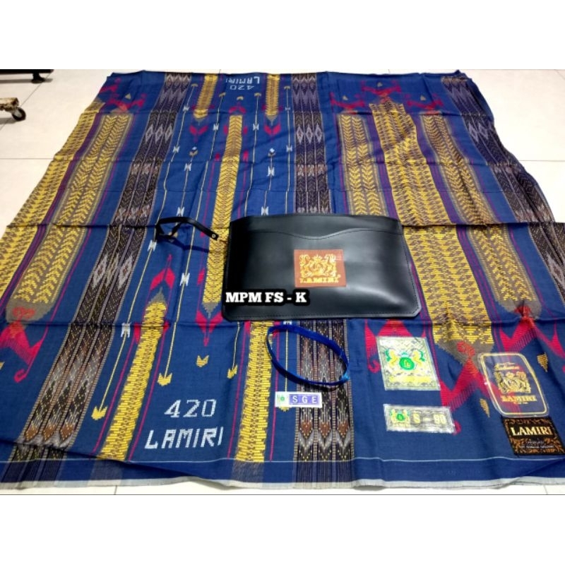 Sarung LAMIRI FULL SUTRA Motif MPM SGF GOLD Limited