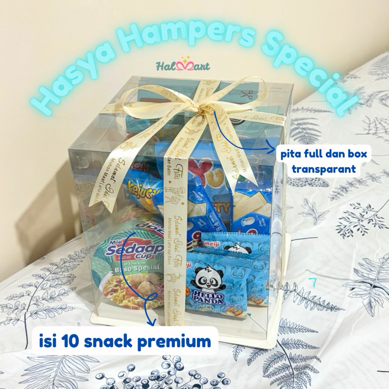 

HASYA HAMPERS SPECIAL by Halmart - Paket Snack Hampers Lebaran Kado Ulang Tahun Gift Box Wisuda Hadiah Valentine Souvenir Pernikahan Siraman idul fitri by Halmart