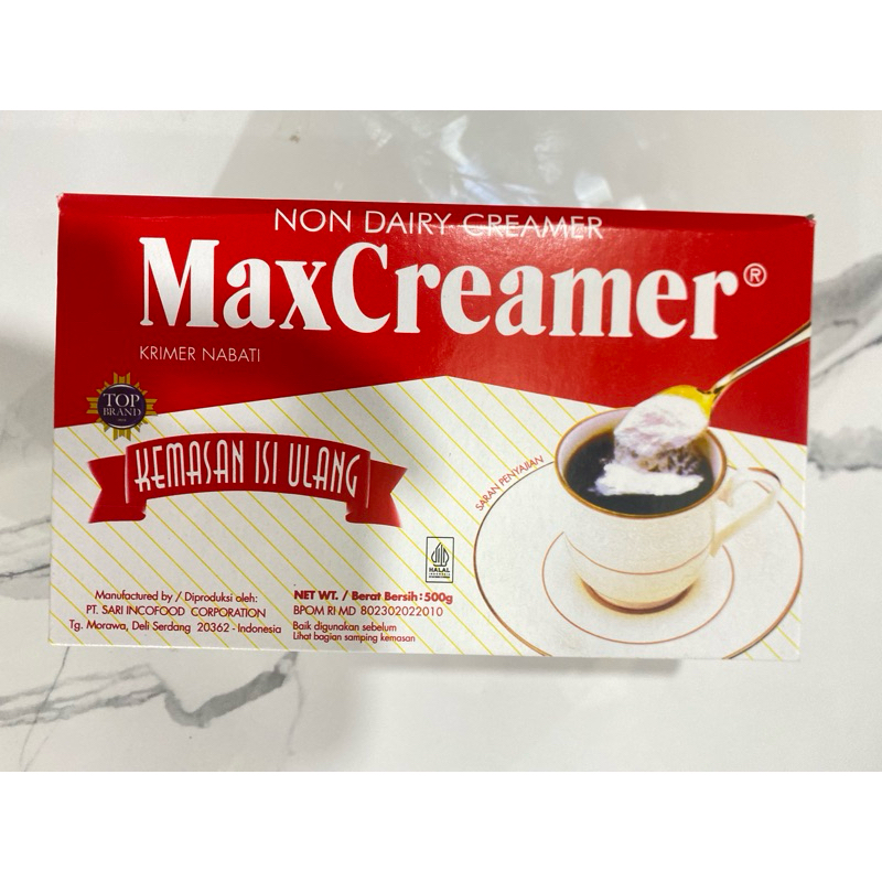 

MaxCreamer/CreamerNabati/NonDairyCreamer/Berat500g