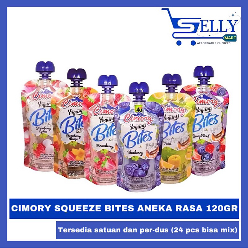 

[SATUAN] CIMORY SQUEEZE BITES ANEKA RASA 120GR