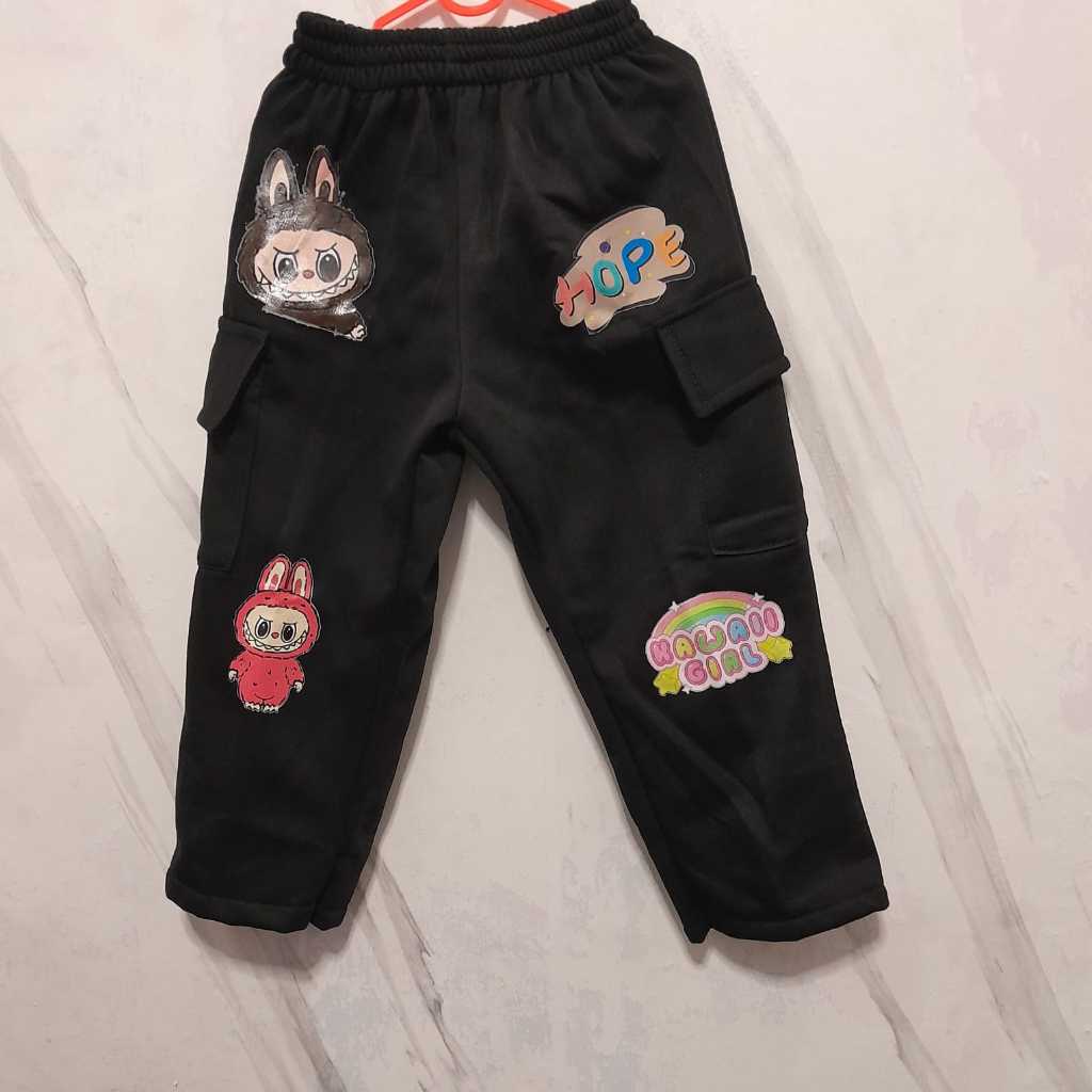 Celana panjang anak model kulot cargo anak cewek cowok kekinian model terbaru termurah