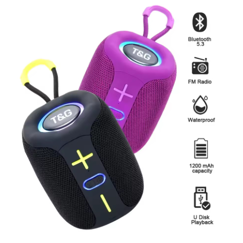 T&G Speaker Original TG 658 Bluetooth Wireless Portable Speaker Tfcard/Usb/type C