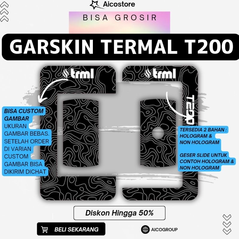

Stiker Garskin Trnnl T.²⁰⁰ Gambar Bisa Custom