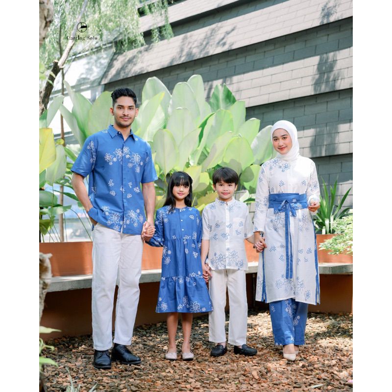 BATIK RAJENDRA SET FAMILY BATIK CAP PREMIUM