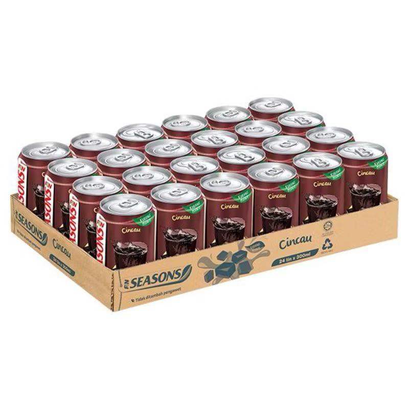 Seasons Cincau minuman kaleng lebaran 24x330ml 1 krat