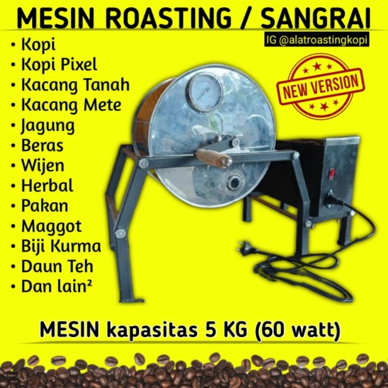 Mesin Roasting • Mesin Sangrai • Mesin Roasting Kopi • Mesin Sangrai Kopi • Coffee Roaster • Roaster