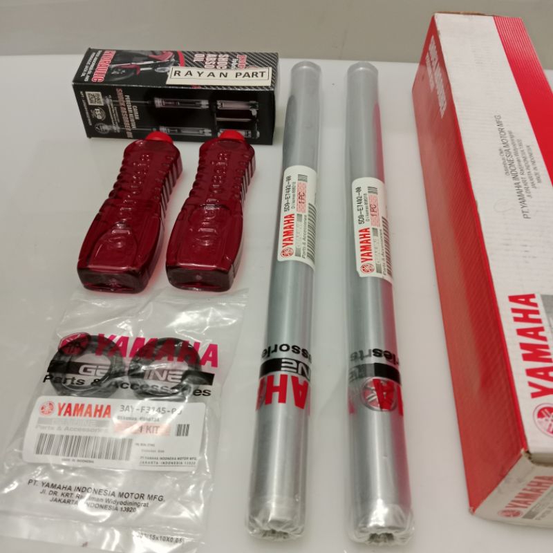 AS SHOCK DEPAN YAMAHA 5D9 VEGA ZR VEGA R NEW VEGA RR SOK+SIL+OLI SEPASANG ORI
