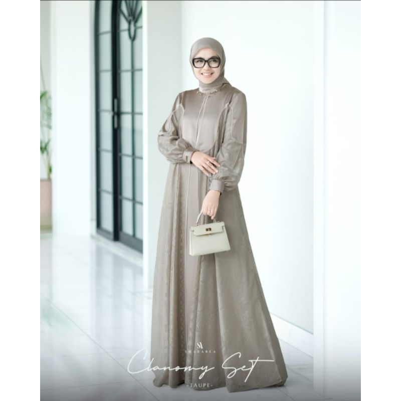 CLANOMY SET (SET SCARF) BY SHARAREA_ORIGINAL_READY SIAP KIRIM
