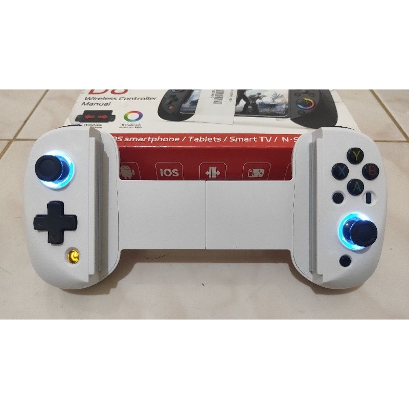 Gamepad BSP D8 Controller Second BNOB untuk Android / Tablet / PC / PS3,PS4 Warna Putih Mulus 98%