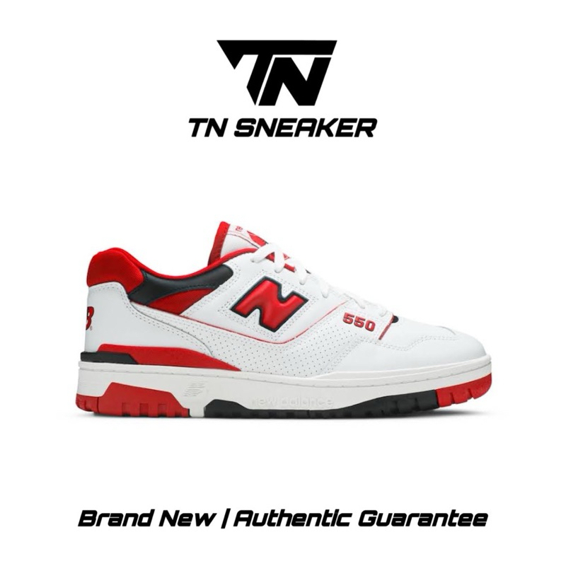 New Balance 550 White Red Black