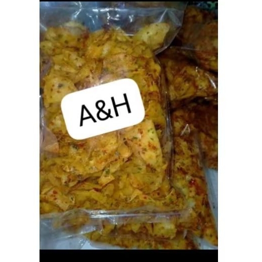 

keripik singkong udang rebon padang A&H