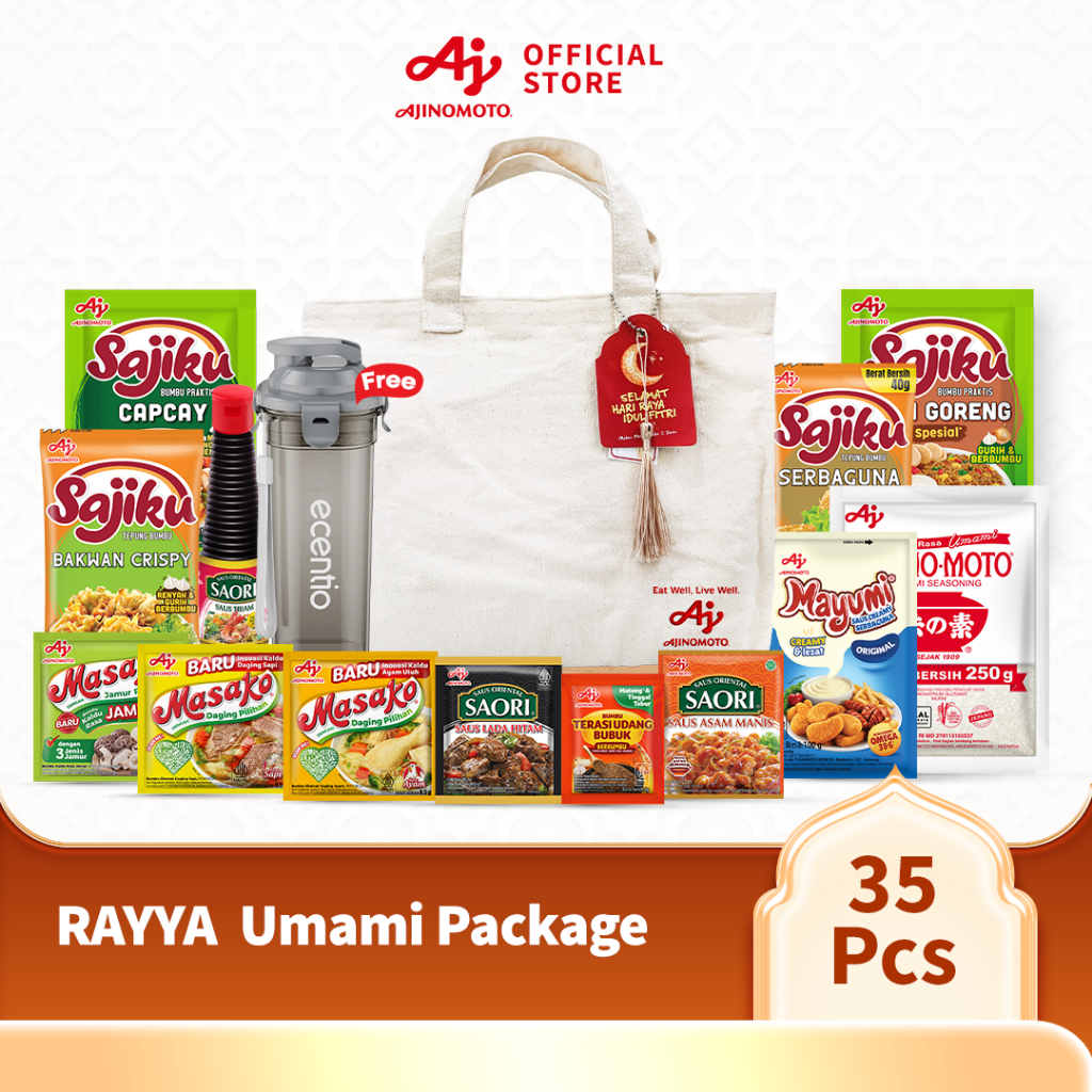 

Rayya Umami Package - Parcel Ramadan - Hampers Idul Fitri - Free Botol Minum