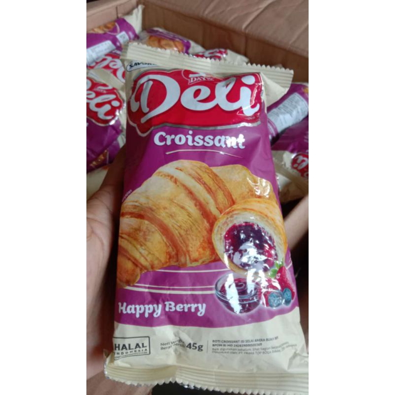 

Promo Roti croissant Rasa Blueberry 45 gram