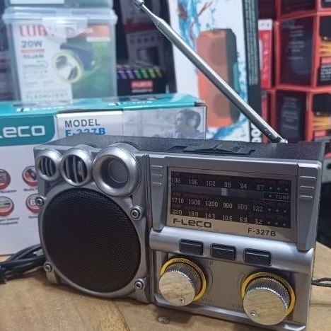 Radio Bluetooth Fleco F-327B FM/AM/SW/MP3 Radio berkualitas baik