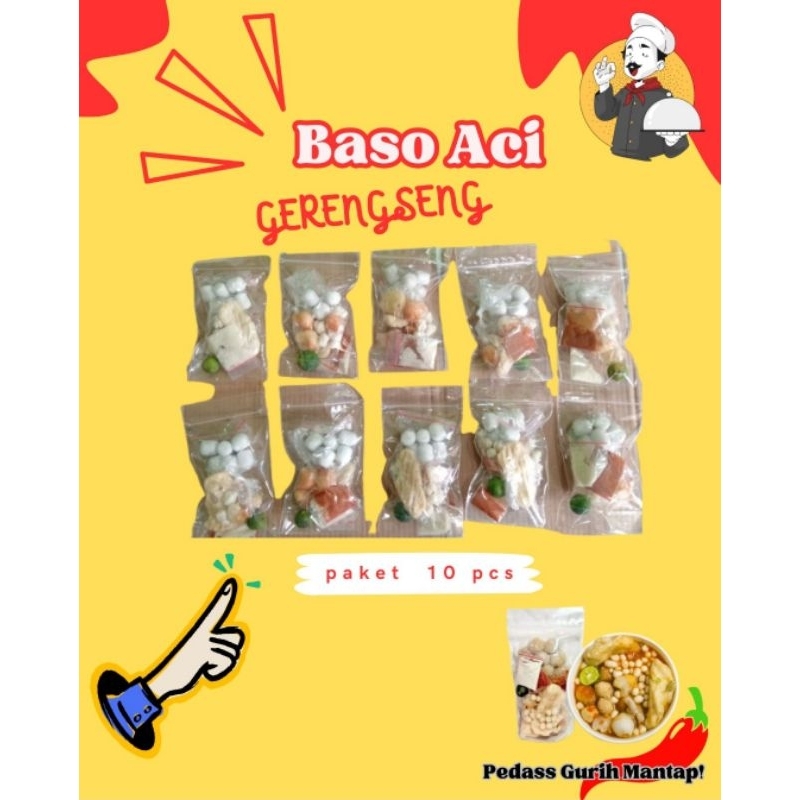 

Baso aci paket 10 Pcs murah / Bakso aci paket 10 murah / Boci lagi dan lagi