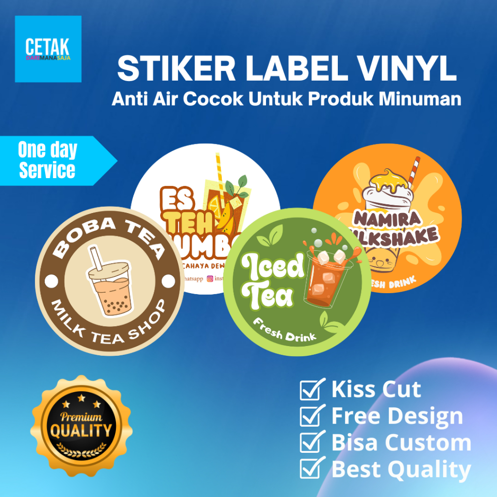 

STIKER MINUMAN | STICKER DRINK | STIKER VINYL | STIKER TAHAN AIR | STIKER CUTTING MINUMAN