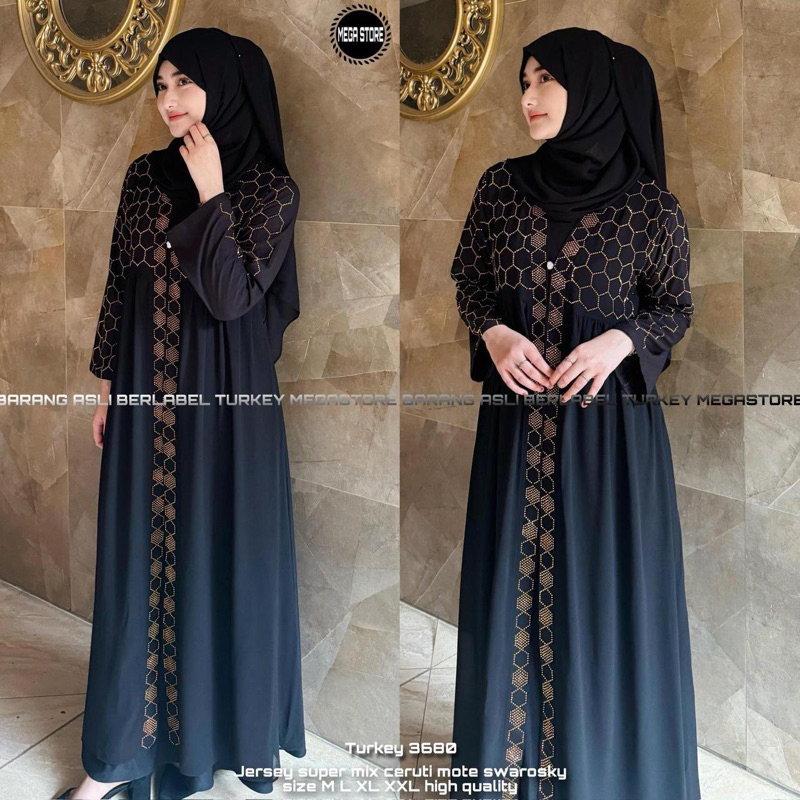 Gamis Abaya | Turkey 3680 Ori Megastore