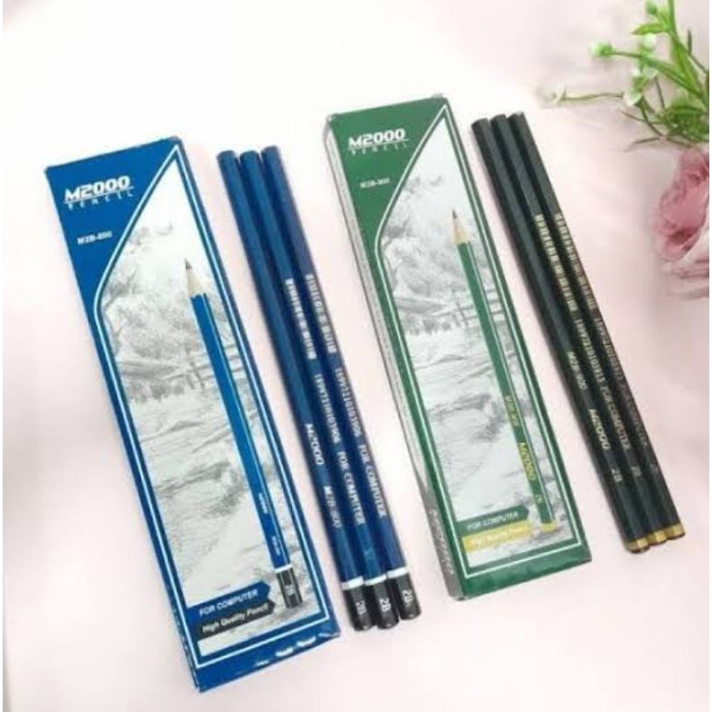 

pensil 2b m2000 montana / pensil raut murah kualitas bagus 1 pack