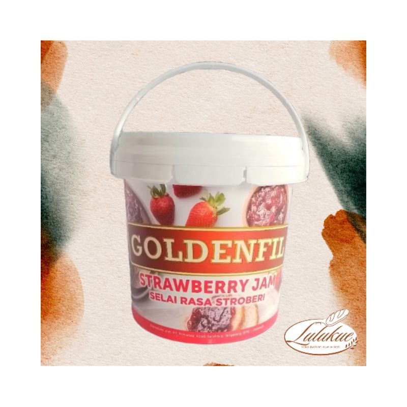 

selai goldenfil strawberry jam goldenfill 1kg