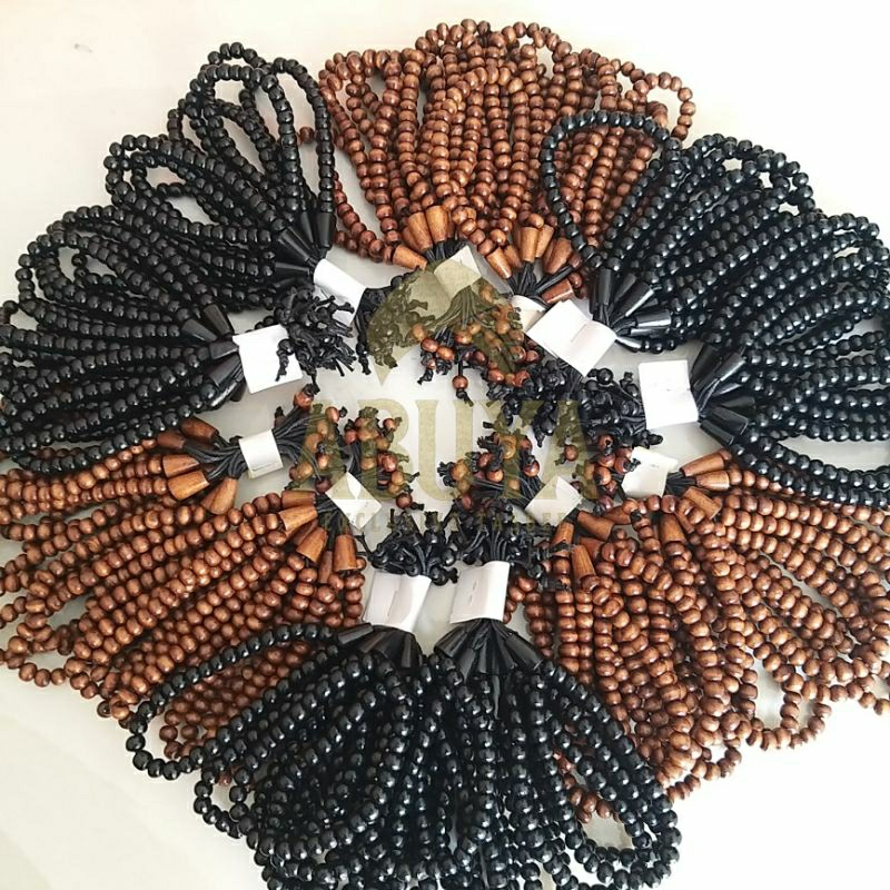 GELANG KAYU ISI 33 BUTIR GELANG TASBIH GELANG  SOVENIR  GELANG PRIA GELANG WANITA