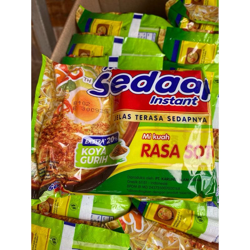 

Mie Sedaap Soto Sedap