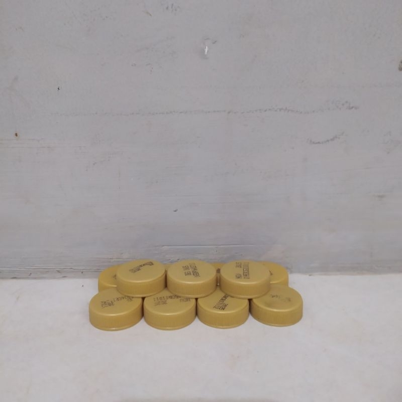 Tutup Botol Plastik Teh Pucuk Ukuran Kecil Bekas Bersih