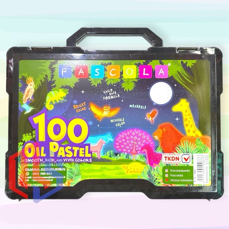 

Crayon Pascola 100 Warna Oil Pastel