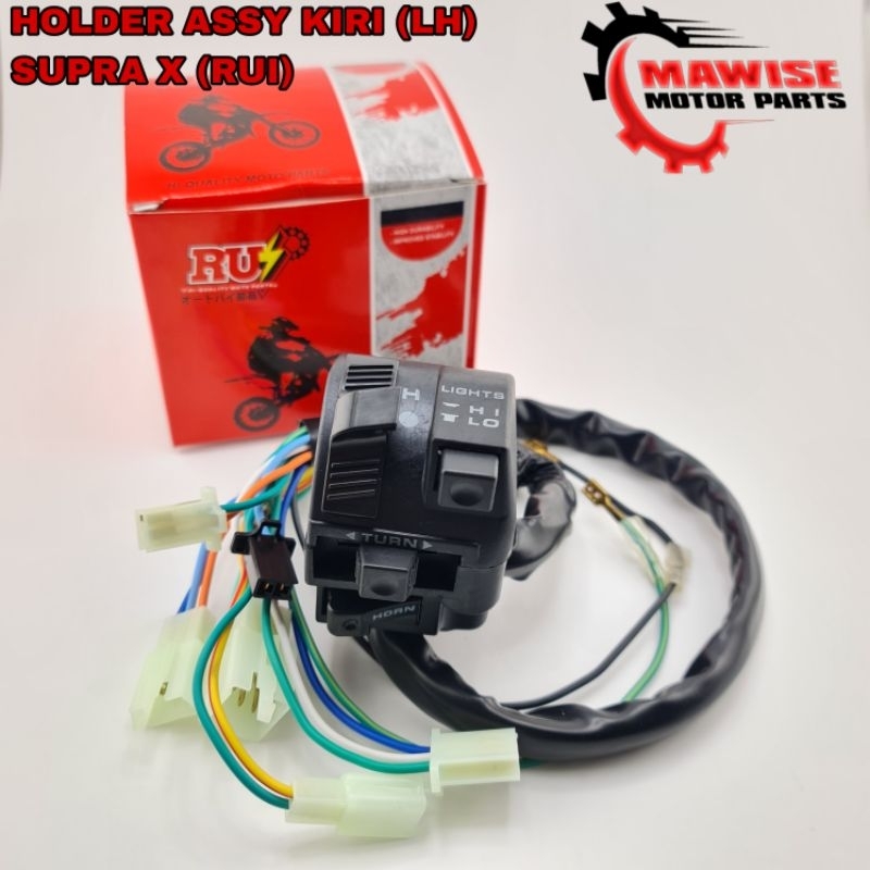 HOLDER ASSY KIRI (LH) SUPRA X (RUI) - HOLDER SAKLAR KIRI SUPRA LAMA SUPRA X SUPRA FIT LAMA